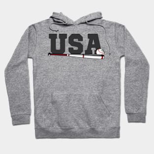 4th of july  baseball lovers usa flag Hoodie